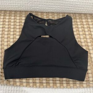 DYI Black High Neck Sports Bra